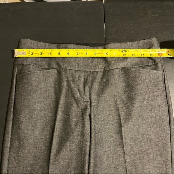 Express Editor Pants 6R Flare Legs Low Rise Gray Business Career - Picture 8 of 10